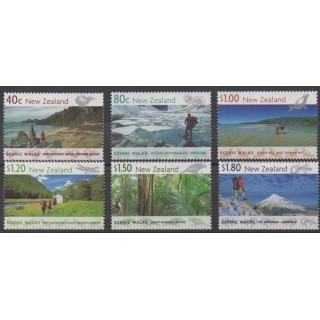 Acheter cette série de timbres de Nouvelle-Zélande de l'année 1999 (No 1715/1720).