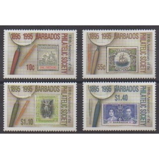 Acheter cette série de timbres de Barbade de l'année 1996 (No 924/927).