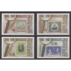 Barbade - 1996 - No 924/927 - Timbres sur timbres