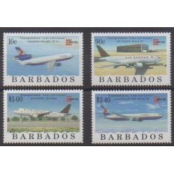 Barbados - 1996 - Nb 941/944 - Planes