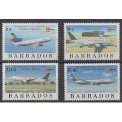 Barbade - 1996 - No 941/944 - Aviation