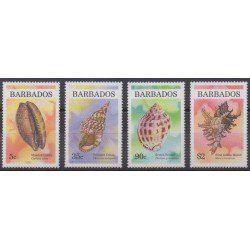 Barbados - 1997 - Nb 962/965 - Sea life