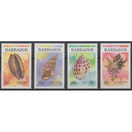 Barbade - 1997 - No 962/965 - Vie marine