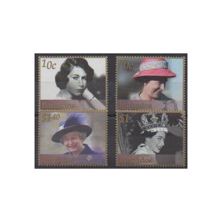 Buy this set of stamps of Barbados of the year 2002 (Nb 1064/1067).