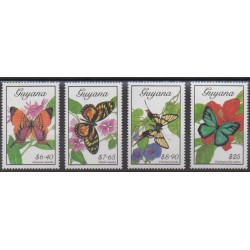 Guyana - 1989 - No 2148/2151 - Insectes