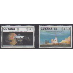 Guyana - 1992 - No 2808/2809 - Espace