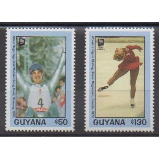 Buy this set of stamps of Guyana of the year 1993 (Nb 2989/2990).