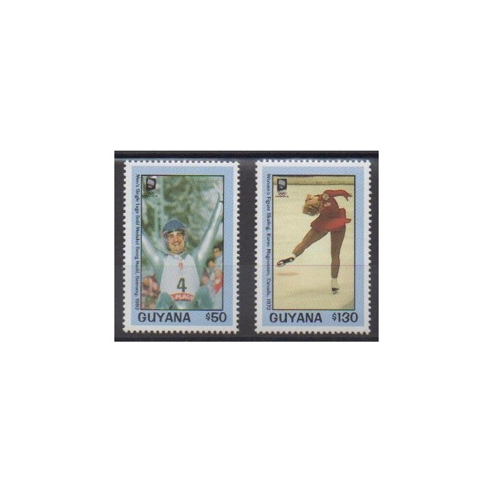 Buy this set of stamps of Guyana of the year 1993 (Nb 2989/2990).
