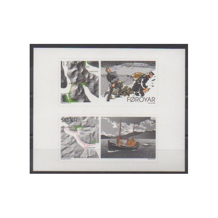 Buy this set of stamps of Faroe Islands of the year 2020 (Nb 977/978).