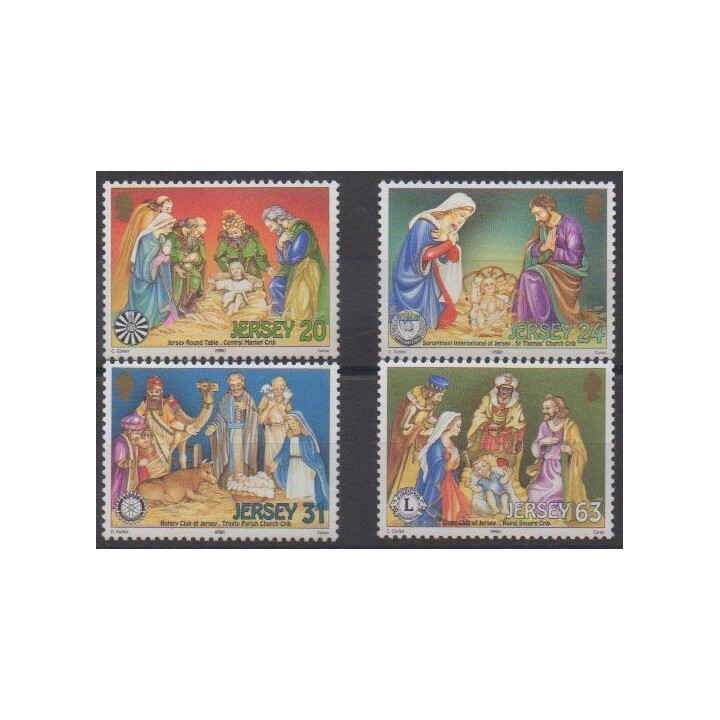 Acheter cette série de timbres de l'île de Jersey de l'année 1998 (No 861/864).