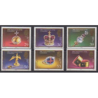 Acheter cette série de timbres de l'île de Jersey de l'année 2003 (No 1109/1114).