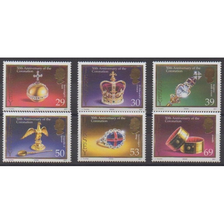 Buy this set of stamps of Jersey of the year 2003 (Nb 1109/1114).