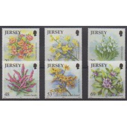 Jersey - 2003 - No 1132/1137 - Fleurs