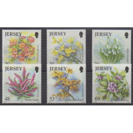 Jersey - 2003 - Nb 1132/1137 - Flowers