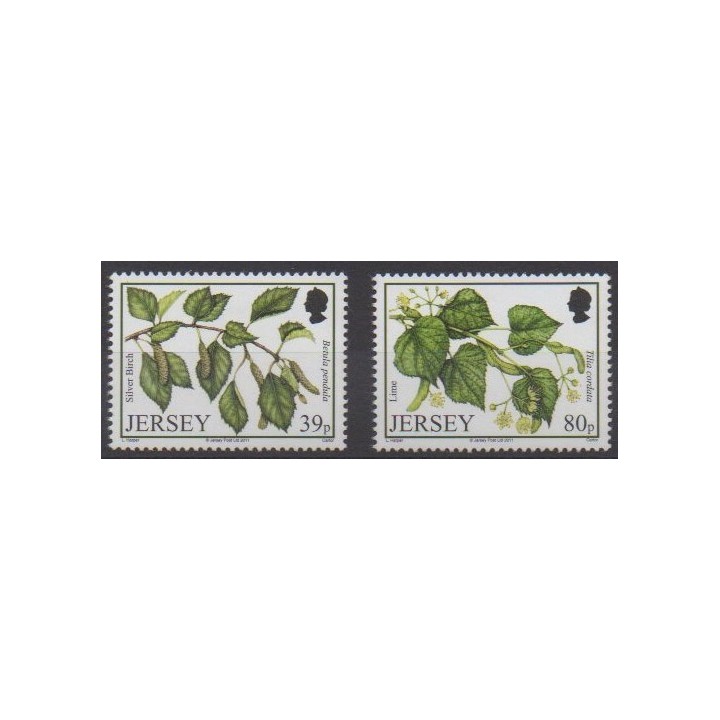 Acheter cette série de timbres de l'île de Jersey de l'année 2011 (No 1622/1623).
