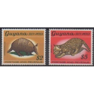 Acheter cette série de timbres de Guyana de l'année 1968 (No 295/296).