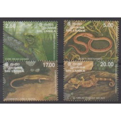 Sri Lanka - 1997 - No 1121/1124 - Reptiles