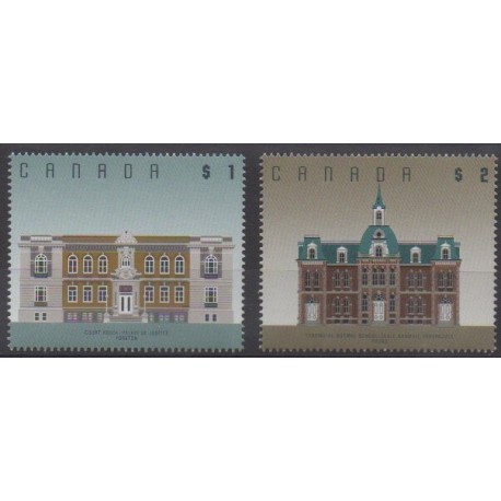 Canada - 1994 - Nb 1354/1355 - Architecture