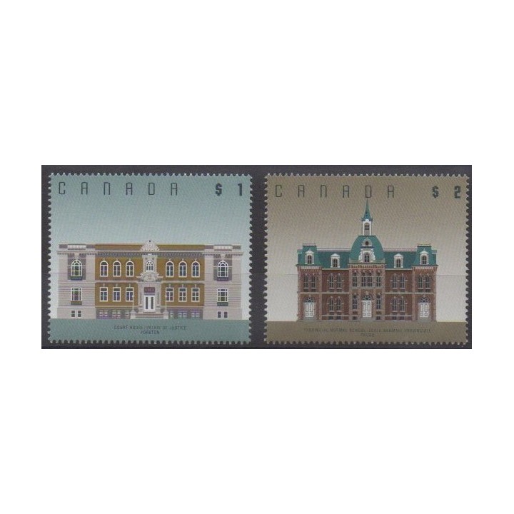 Buy this set of stamps of Canada of the year 1994 (Nb 1354/1355).