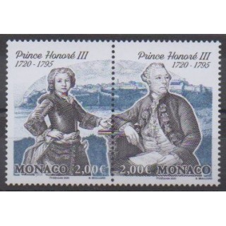 Buy this stamp of Monaco of the year 2020 (Honoré III).