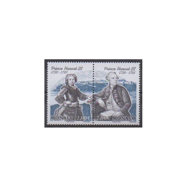 Buy this stamp of Monaco of the year 2020 (Honoré III).