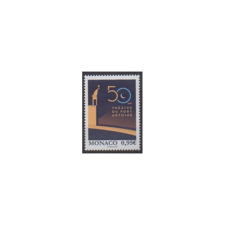 Acheter ce timbre de Monaco de l'année 2020 (Théatre du fort Antoine).