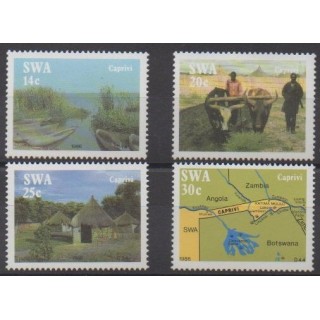 Acheter cette série de timbres du Sud-Ouest africain de l'année 1986 (No 553/556).