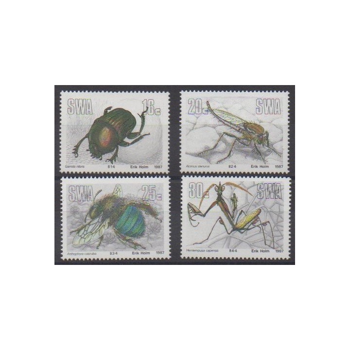 Buy this set of stamps of South-West Africa of the year 1987 (Nb 562/565).