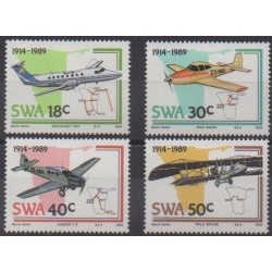 South-West Africa - 1989 - Nb 594/597 - Planes