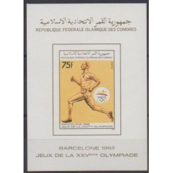Comores - 1989 - BF du 499ND - Jeux Olympiques d'été