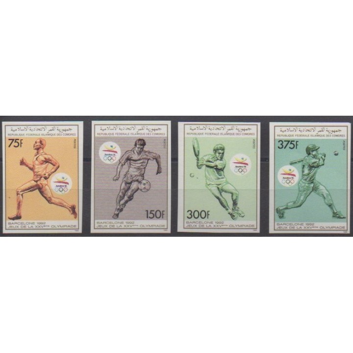Buy this set of stamps of Comoros of the year 1989 (Nb 499/502ND).