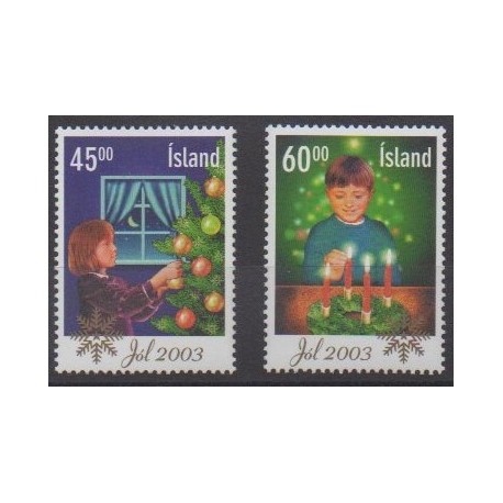 Islande - 2003 - No 977/978 - Noël