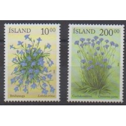 Islande - 2002 - No 945/946 - Fleurs