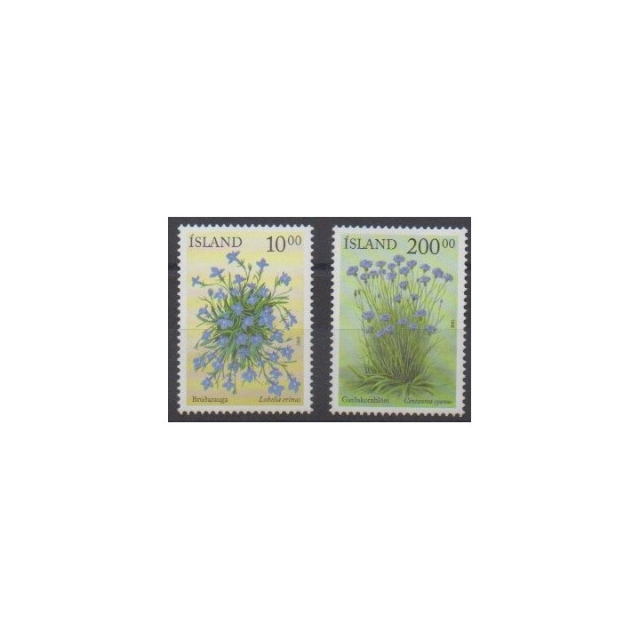 Acheter cette série de timbres d'Islande de l'année 2002 (No 945/946).