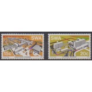 Acheter cette série de timbres du Sud-Ouest africain de l'année 1976 (No 368/369).