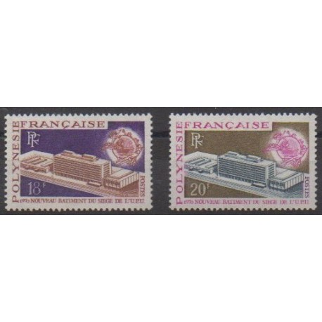 Polynésie - 1970 - No 80/81 - Service postal