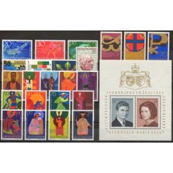 Liechtenstein - Année complète - 1967 - No 422/445 - BF 10