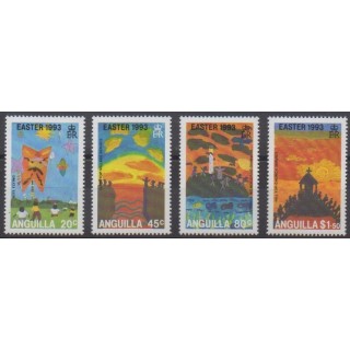 Acheter cette série de timbres d'Anguilla de l'année 1993 (No 809/812).