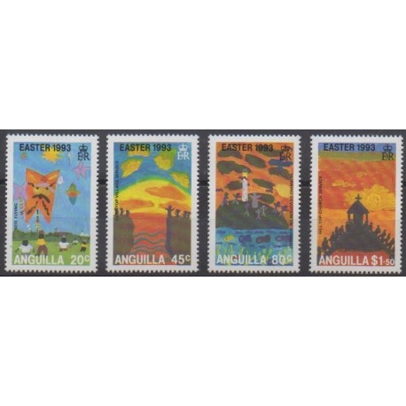 Anguilla - 1993 - No 809/812 - Pâques