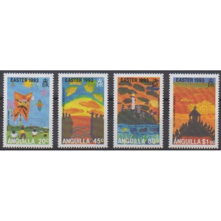 Buy this set of stamps of Anguilla of the year 1993 (Nb 809/812).