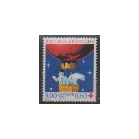France - Poste - 1996 - No 3039 - Santé ou Croix-Rouge