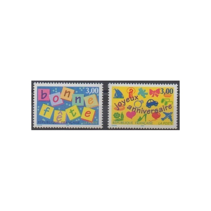 Buy this set of stamps of France of the year 1997 (Nb 3045/3046).