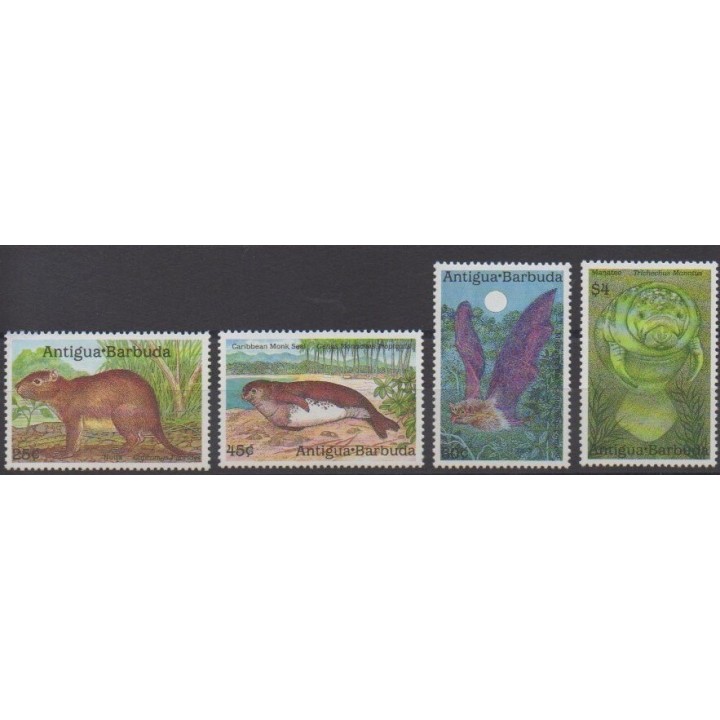 Acheter cette série de timbres d'Antigua et Barbuda de l'année 1989 (No 1178/1181).