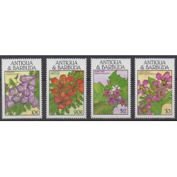 Antigua et Barbuda - 1988 - No 1084/1087 - Fleurs