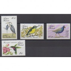 Antigua and Barbuda - 1988 - Nb 1032/1035 - Birds