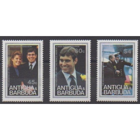Antigua and Barbuda - 1986 - Nb 916/918 - Royalty