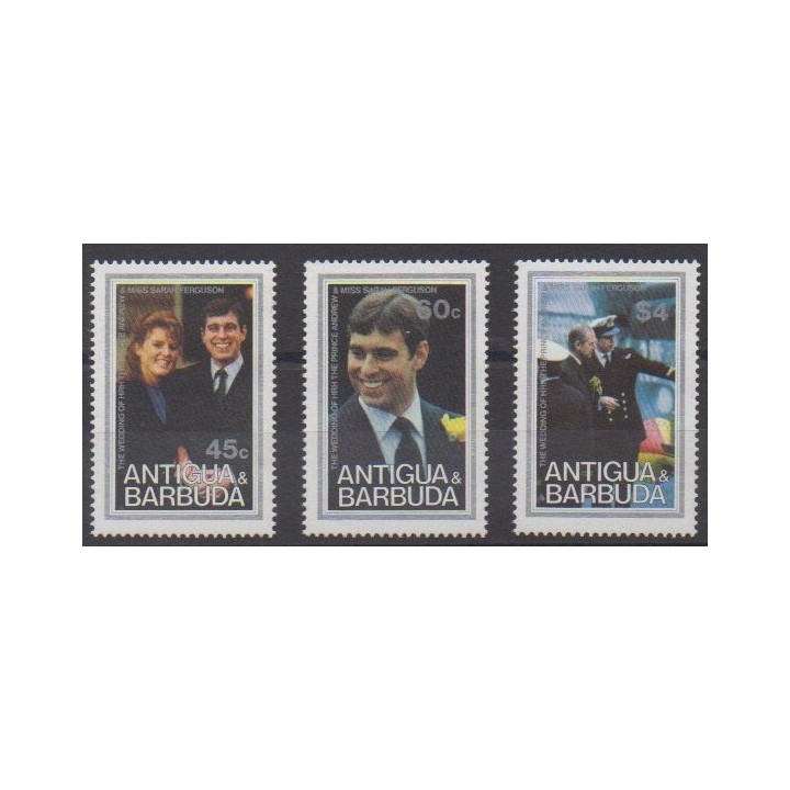 Buy this set of stamps of Antigua and Barbuda of the year 1986 (Nb 916/918).