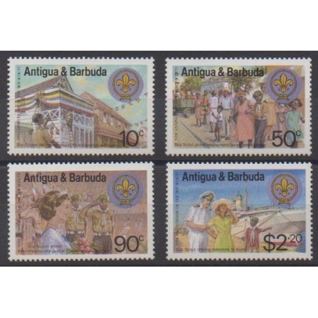 Antigua et Barbuda - 1982 - No 668/671 - Scoutisme