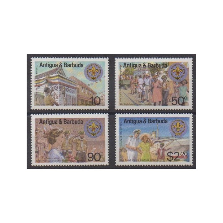 Acheter cette série de timbres d'Antigua et Barbuda de l'année 1982 (No 668/671).