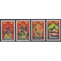 Antigua - 1980 - No 559/562 - Jeux Olympiques d'été